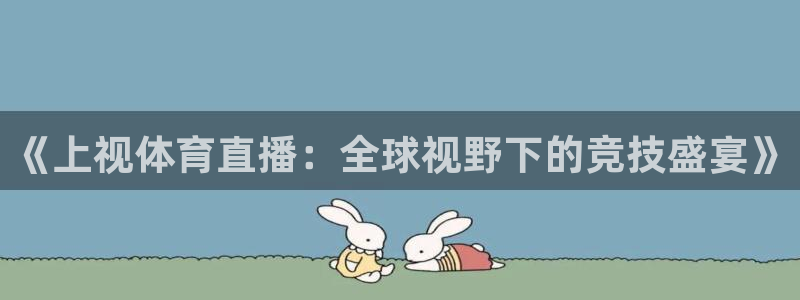鲸鱼体育直播nba：《上视体育直播：全球视野下的竞技盛宴》